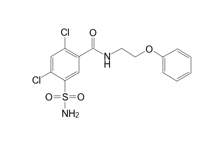 benzamide, 5-(aminosulfonyl)-2,4-dichloro-N-(2-phenoxyethyl)-