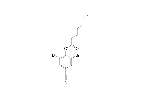 Octanoic acid, 2,6-dibromo-4-cyanophenyl ester