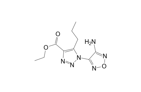 1-(4-Amino-furazan-3-yl)-5-propyl-1H-[1,2,3]triazole-4-carboxylic acid ethyl ester