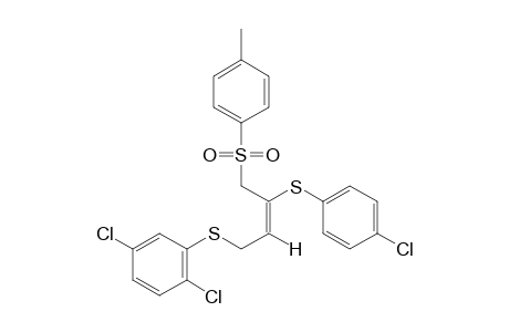 (E)-2-[(p-chlorophenyl)thio]-4-[(2,5-dichlorophenyl)thio]-1-(p-tolylsulfonyl)-2-butene