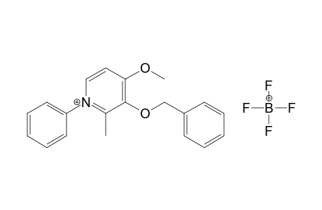 3-Benzyloxy-4-methoxy-2-methyl-1-phenylpyridinium tetrafluoroborate