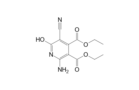 2-amino-5-cyano-6-keto-1H-pyridine-3,4-dicarboxylic acid diethyl ester