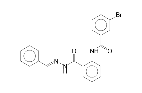 N'-Benzylidene-2-(3-bromobenzamido)benzhydrazide