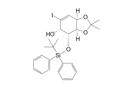 (3aR,4R,5S,7aR)-4-[tert-butyl(diphenyl)silyl]oxy-6-iodanyl-2,2-dimethyl-3a,4,5,7a-tetrahydro-1,3-benzodioxol-5-ol