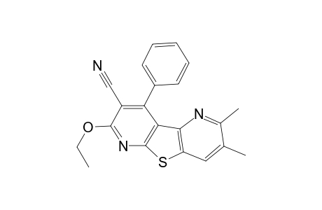 8-Cyano-7-ethoxy-2,3-dimethyl-9-phenylthieno[2,3-b:4,5-b']dipyridine