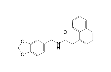 N-(1,3-Benzodioxol-5-ylmethyl)-2-(1-naphthyl)acetamide