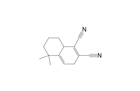 1,2,3,4,4A,7-HEXAHYDRO-1,1-DIMETHYLNAPHTHALENE-5,6-5,6-DICARBONITRILE