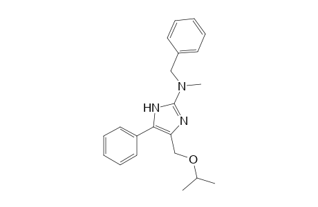 benzyl-[5-(isopropoxymethyl)-4-phenyl-1H-imidazol-2-yl]-methyl-amine