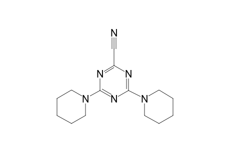 4,6-Di-piperidin-1-yl-[1,3,5]triazine-2-carbonitrile