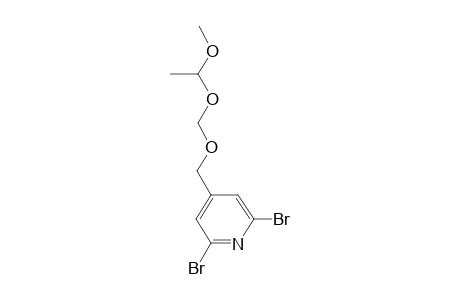 2,6-Dibromo-4-methoxyethoxymethoxymethylpyridine