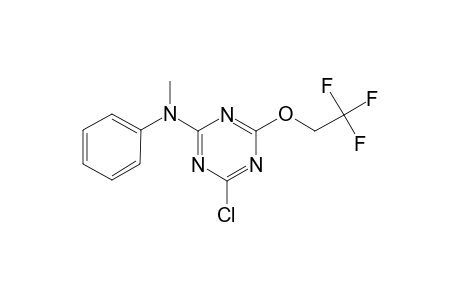 4-chloro-N-methyl-N-phenyl-6-(2,2,2-trifluoroethoxy)-1,3,5-triazin-2-amine