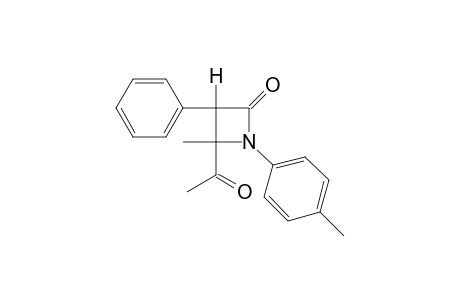 4-Acetyl-4-methyl-3-phenyl-1-p-tolyl-2-azetidinone