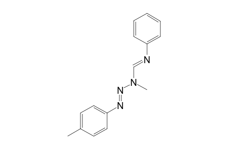 N-methyl-N'-phenyl-N-(p-tolylazo)formamidine