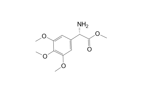 (2S)-2-amino-2-(3,4,5-trimethoxyphenyl)acetic acid methyl ester