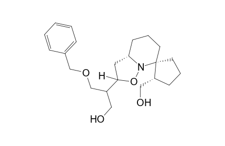 2'-[1"-(Benzyloxy)-3"-hydroxyprop-2"-yl]-2-(hydroxymethyl)-hexahydrospiro[cyclopentane-1,7'-isoxazolo[2,3-a]pyridine