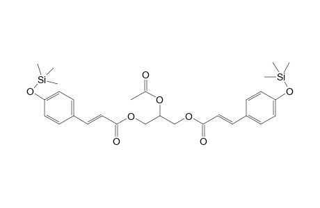 Glycerol <2-acetyl-1,3-di-p-coumaroyl->, di-TMS