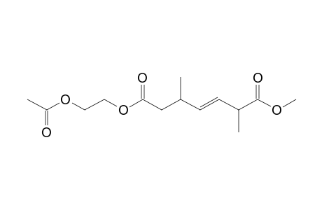 O7-(2-ACETOXYETHYL)-O1-METHYL-(3Z,E)-2,5-DIMETHYL-3-HEPTENEDIOATE