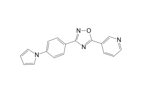 3-{3-[4-(1H-pyrrol-1-yl)phenyl]-1,2,4-oxadiazol-5-yl}pyridine