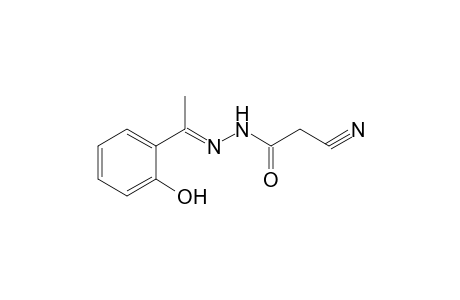 2-Cyano-N'-[1-(2-hydroxyphenyl)ethylidene]acetohydrazide