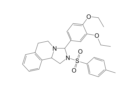 3-(3,4-diethoxyphenyl)-2-(4-methylphenyl)sulfonyl-3,5,6,10b-tetrahydro-1H-imidazo[5,1-a]isoquinoline