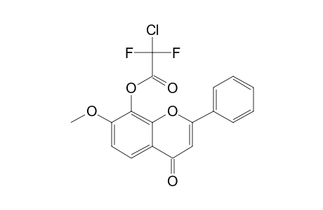 8-Hydroxy-7-methoxyflavone, chlorodifluoroacetate