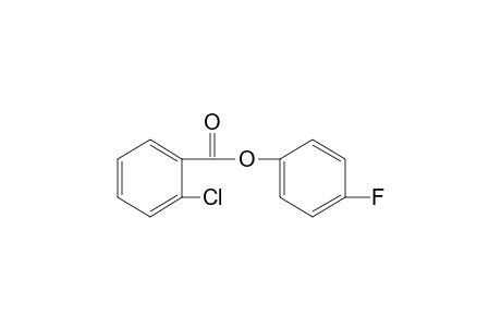 o-chlorobenzoic acid, p-fluorophenyl ester