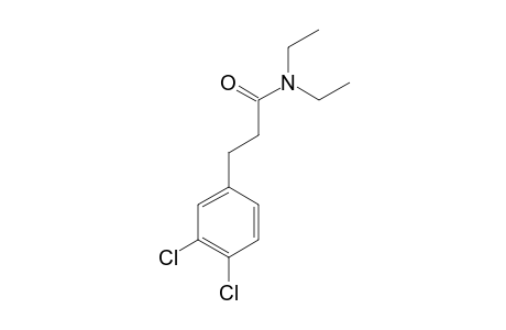 3,4-dichloro-N,N-diethylhydrocinnamamide