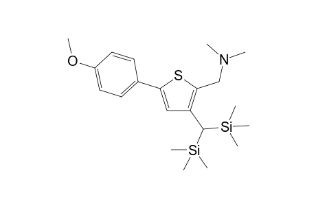 1-(3-(bis(Trimethylsilyl)methyl)-5-(4-methoxyphenyl)thiophen-2-yl)-N,N-dimethylmethanamine