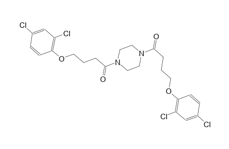 1,4-bis[4-(2,4-Dichlorophenoxy)butanoyl]piperazine