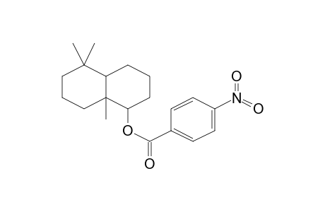 (5,5,8a-trimethyl-1,2,3,4,4a,6,7,8-octahydronaphthalen-1-yl) 4-nitrobenzoate