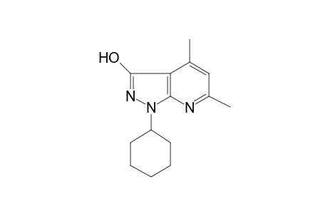 1-Cyclohexyl-4,6-dimethyl-1H-pyrazolo[3,4-b]pyridin-3-ol