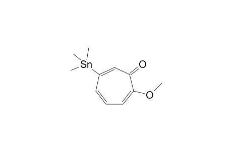 2-Methoxy-6-trimethylstannylcyclohepta-2,4,6-trien-1-one