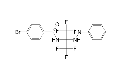 4-bromo-N-[2,2,2-trifluoro-1-(2-phenylhydrazino)-1-(trifluoromethyl)ethyl]benzamide