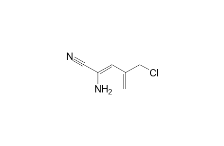 2-Amino-4-chloromethyl-penta-2,4-dienenitrile