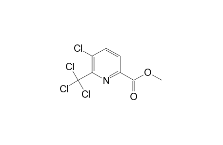 5-chloro-6-(trichloromethyl)picolinic acid, methyl ester