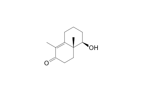 (1R*,9R*)-1-Hydroxy-5,9-dimethyldecalin-10-en-6-one