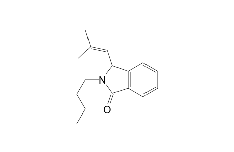 2-Butyl-3-(2-methylprop-1-enyl)-3H-isoindol-1-one