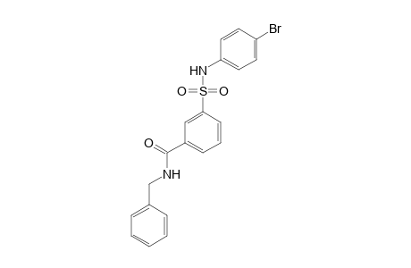 N-Benzyl-3-(4-bromoanilinosulfonyl)benzamide
