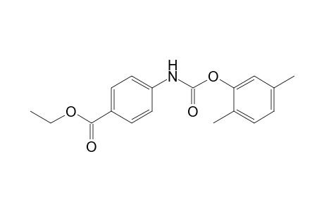 Benzoic acid, 4-(2,5-dimethylphenoxycarbonylamino)-, ethyl ester