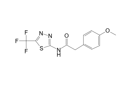 2-(4-Methoxyphenyl)-N-[5-(trifluoromethyl)-1,3,4-thiadiazol-2-yl]acetamide