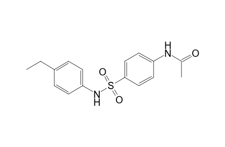 4'-[(p-ethylphenyl)sulfamoyl]acetanilide