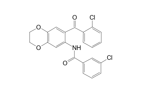 3-Chloranyl-N-[7-(2-chlorophenyl)carbonyl-2,3-dihydro-1,4-benzodioxin-6-yl]benzamide