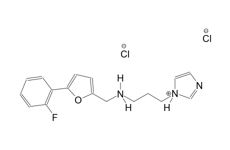 1H-imidazolium, 1-[3-[[[5-(2-fluorophenyl)-2-furanyl]methyl]-lambda~5~-azanyl]propyl]-, dichloride