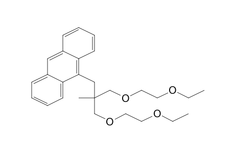 Anthracene, 9-[2,2-bis(2-ethoxyethoxymethyl)propyl]-