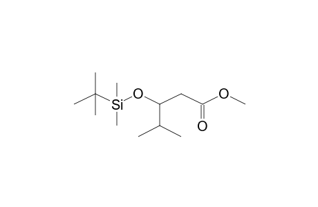 3-[tert-butyl(dimethyl)silyl]oxy-4-methyl-valeric acid methyl ester