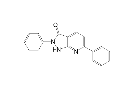 2,6-diphenyl-4-methyl-1H-pyrazolo[3,4-b]pyridin-3(2H)-one