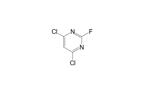 4,6-bis(chloranyl)-2-fluoranyl-pyrimidine