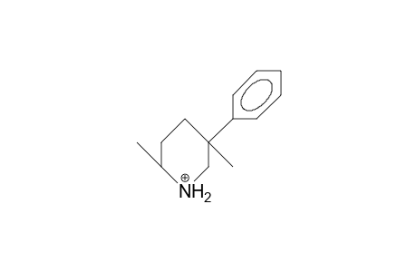 3,C-5-Dimethyl-R-3-phenyl-piperidinium cation