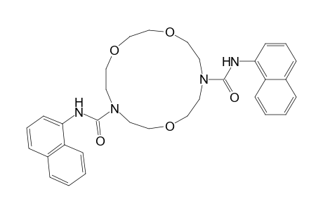 7-N,13-N-dinaphthalen-1-yl-1,4,10-trioxa-7,13-diazacyclopentadecane-7,13-dicarboxamide