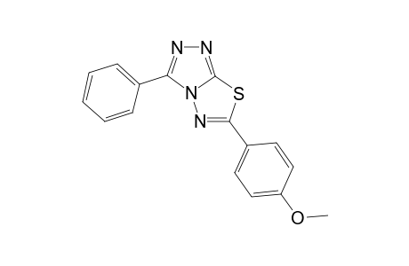 6-(4-Methoxyphenyl)-3-phenyl-[1,2,4]triazolo[3,4-b][1,3,4]thiadiazole